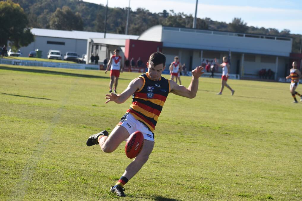 Leeton midfielder Angus Crelley should take his game to the next level this season. Picture by Liam Warren