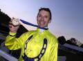 Wagga jockey Danny Beasley won the Tye Angland Medal for the leading rider at last year's Gold Cup carnival. Picture by Les Smith