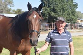 Yanco trainer Graham Looby is chasing his first win in four years when he Personified becomes his first group one runner in the Bathurst Gold Tiara on Saturday. Picture by Courtney Rees