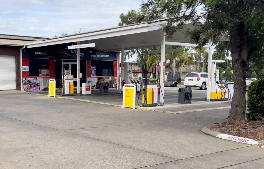 Police are investigating an armed robbery at the Shell service station in Tolland about 5.30am on Tuesday, April 23. File picture