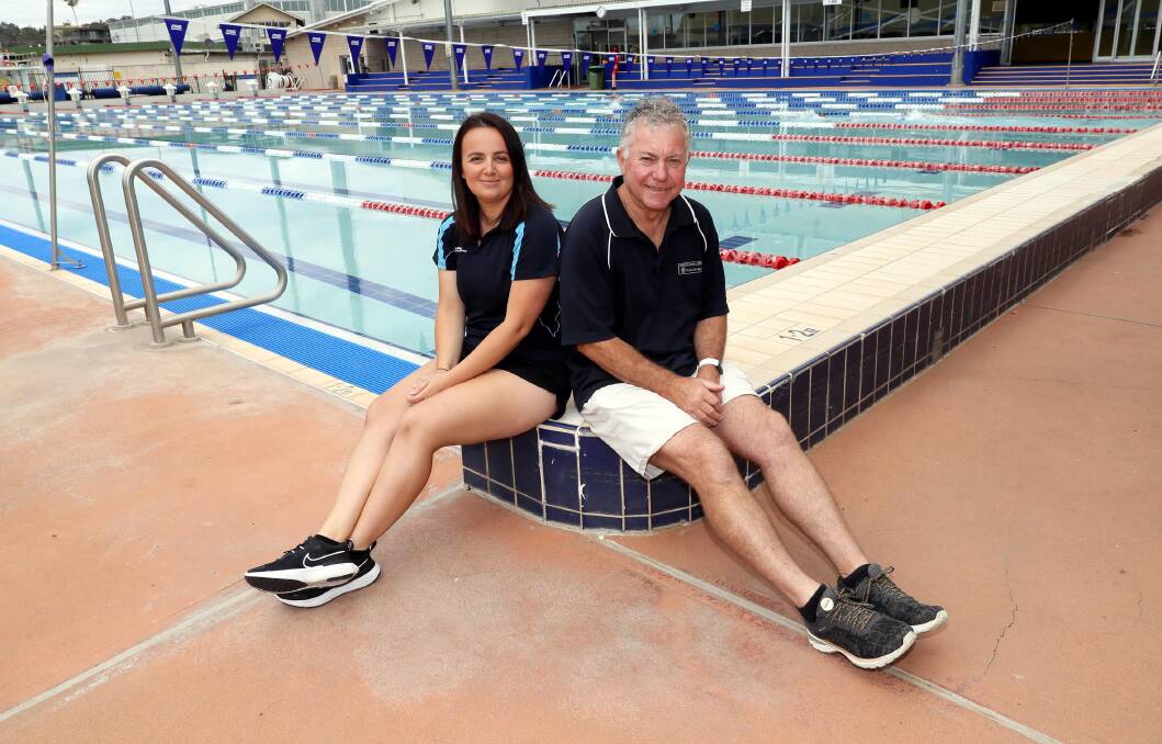 Oasis Aquatics' Taileigh King and Royal Life Saving Society NSW's Michael Dasey will head up the 2023 program. Picture by Les Smith 