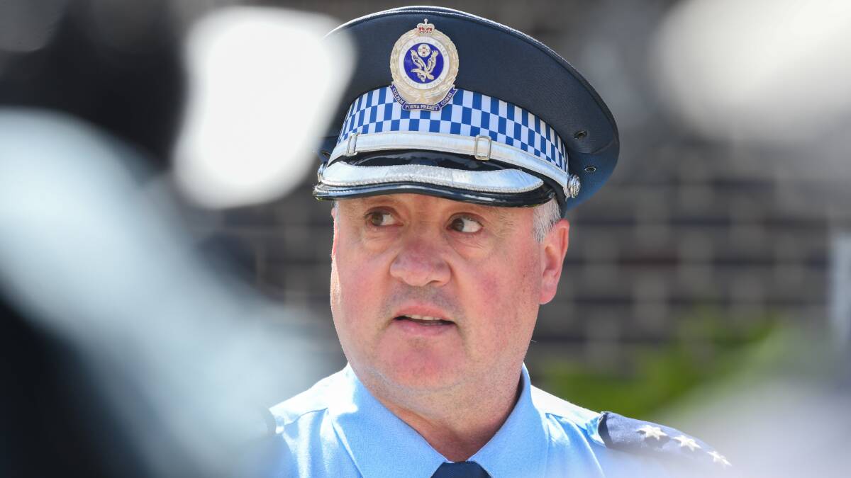 Riverina Highway Patrol Inspector Darren Moulds raised concern over the number of people caught driving with illicit drugs in their system over the Easter long weekend. Picture by Bernard Humphreys 