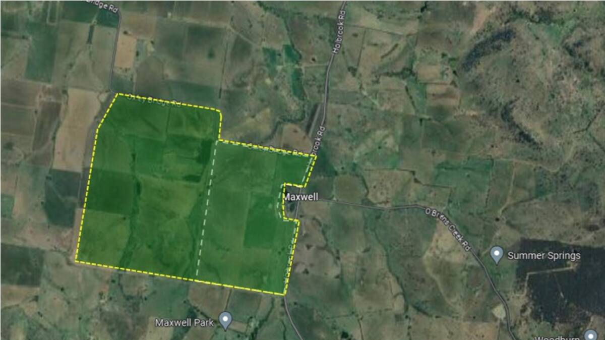 Revised plans for a solar farm at Maxwell Downs will see the proposed development span across 725ha after a second farmer signed up, more than doubling the project's previous size. Picture contributed