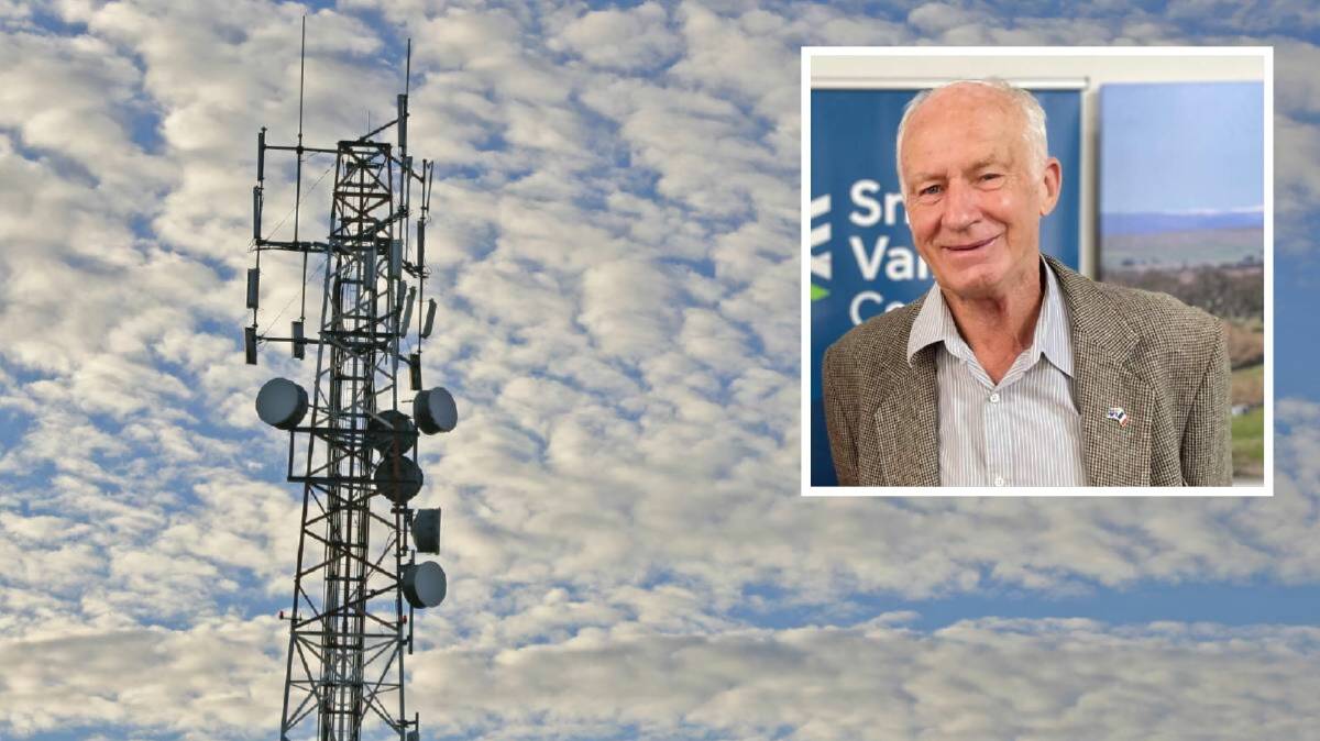 Snowy Valleys mayor Ian Chaffey has offered a mixed reception to news a new mobile tower has been turned on in a Riverina community. File picture
