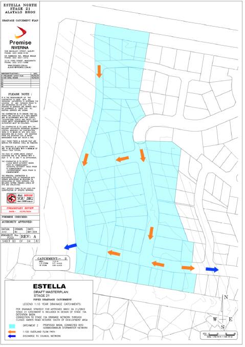 Development plans for the proposed 54-lot subdivision on the corner of Pine Gully and Estella Roads. Picture courtesy Alatalo Bros