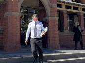 Defence barrister Paul Coady cross-examined retired police officer Alexander Illes in the Wagga Supreme Court on Monday about his investigations into the disappearance of Amber Haigh in 2002. Picture by Andrew Mangelsdorf