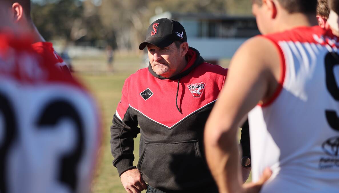 Griffith coach Greg Dreyer has a simple objective for the Swans heading into their MIA derby clash against Leeton-Whitton on Saturday. Picture by Les Smith