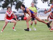 Tom Banuelos is one of four big inclusions to an extended GGGM squad ahead of their top of the table clash against Collingullie-Wagga on Sunday. Picture by Les Smith