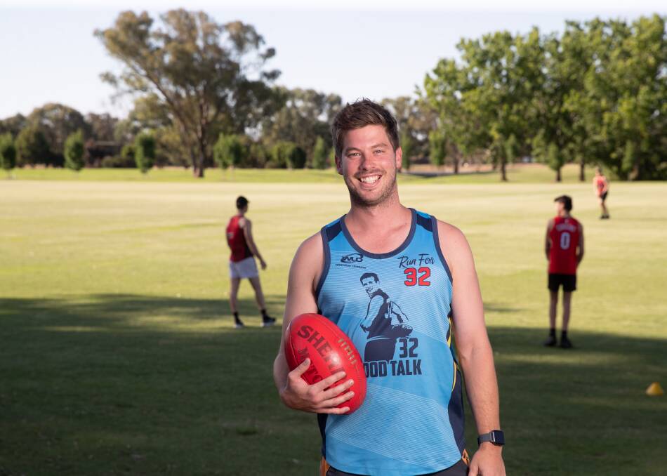 Marrar coach Cal Gardner is looking forward to his first season in charge of the Bombers. Picture by Madeline Begley