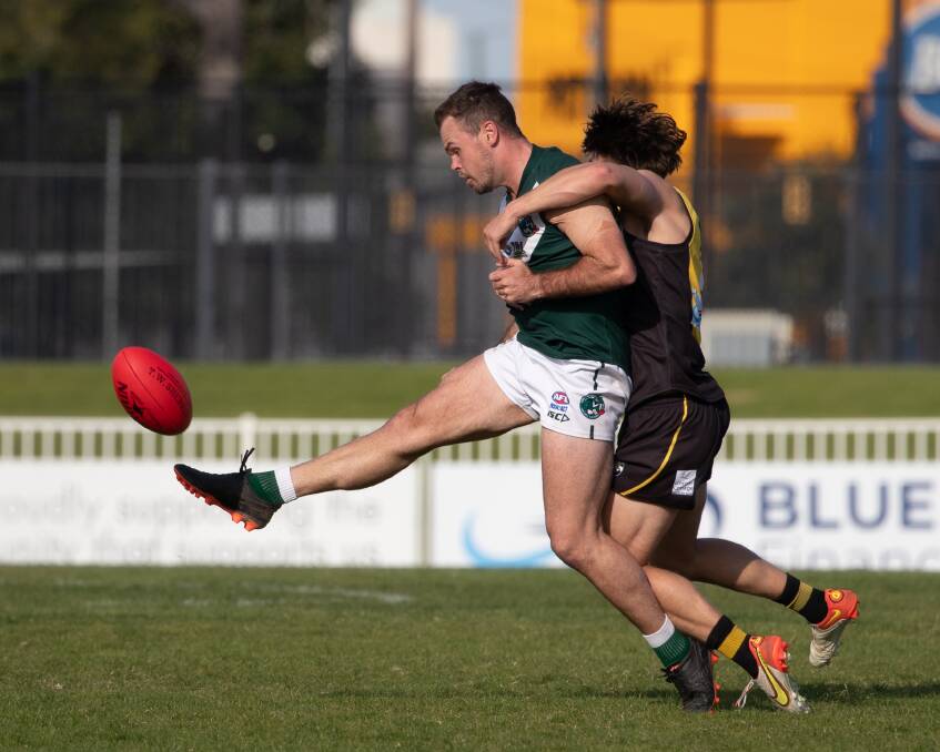 Nick Pleming played seven senior games for Coolamon this season and has signed with AFL Canberra club Eastlake for 2024. Picture by Madeline Begley
