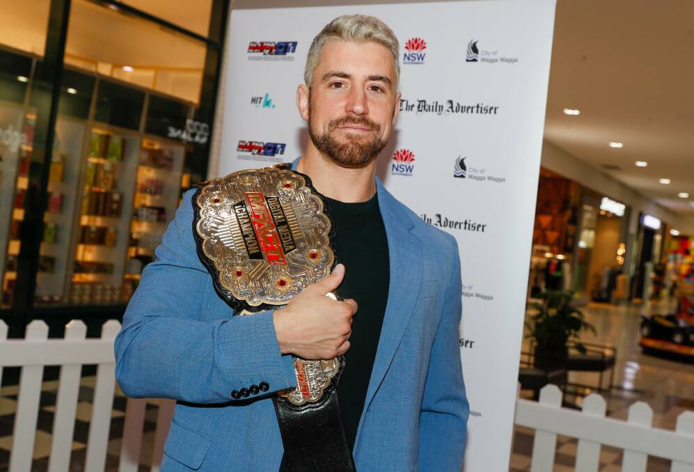Impact Wrestling Digital Media champion Joe Hendry is looking forward to defending his title this weekend at Equex Centre. Picture by Les Smith