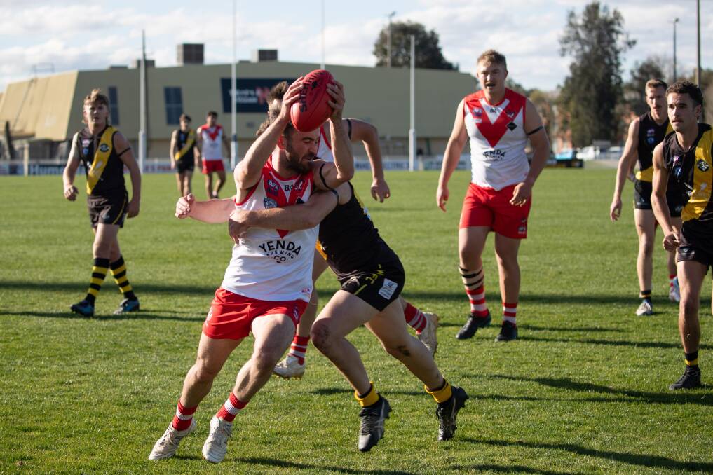 Alex Page will head back to home club Queanbeyan for their centenary celebration next year alongside Alec McCormick, Rhys Pollock and Dean Simpson. Picture by Madeline Begley