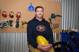 GGGM captain Ben Walsh at his workplace, Boys to the Bush, ahead of his 200th first grade game this weekend against Narrandera. Picture by Bernard Humphreys