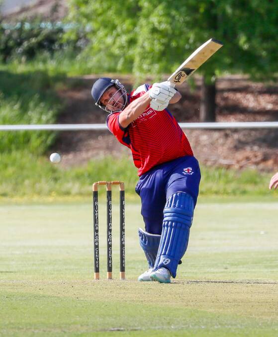 St Michaels captain Nathan Corby led the way for his side in defeat finishing unbeaten at 33no. Picture by Les Smith