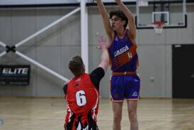 Wagga Heat's Phoenix Grintell during their win over Springwood at PCYC Wagga. Picture from Basketball Wagga