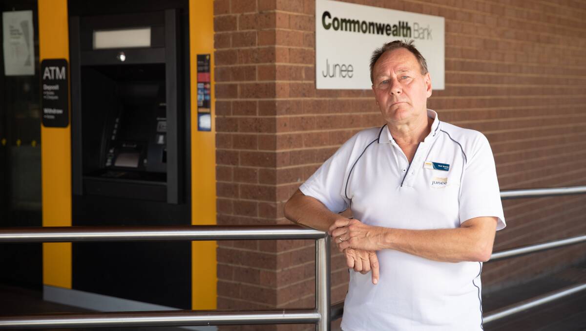 Junee Shire Council mayor Neil Smith says the fight to save the towns only bank is not over. Picture by Madeline Begley