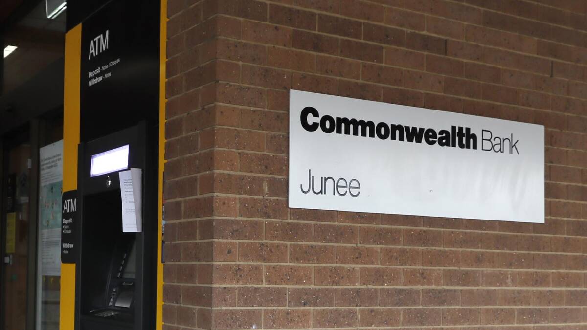 Commonwealth Bank announced their plans to close the Junee branch in September. File picture