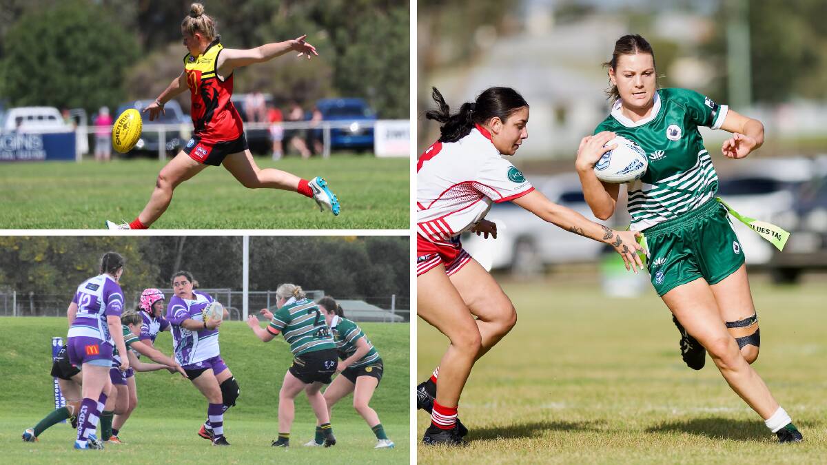 The Riverina Lions, Leeton Dianas, and Dunedoo Swanettes are just some of the community football teams across NSW. Pictures file