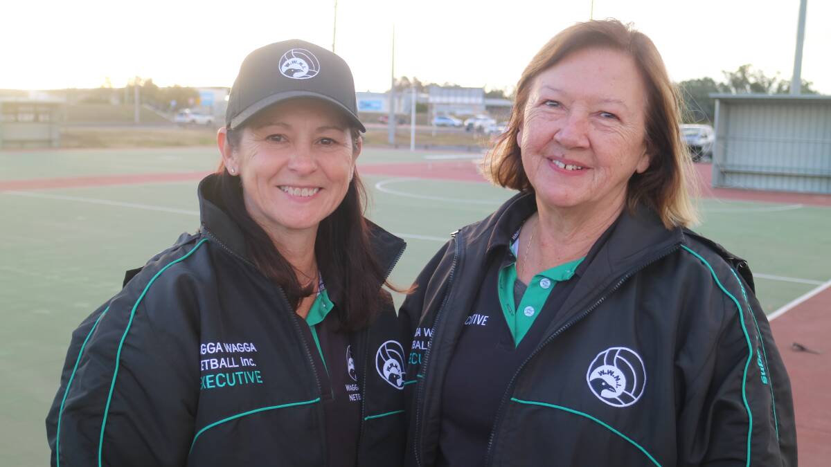 Wagga Netball Association opens coaches Tanya Bertoldi and Kerry Thomas. Picture by Tahlia Sinclair
