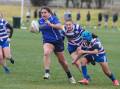 Waratahs' Amelia Harris bypasses the Wagga City defenders during their win on Saturday. Picture by Tom Dennis
