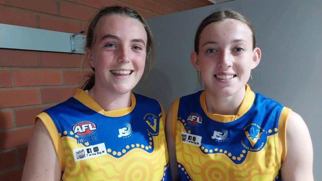 Ellie Hall and Tamika Rourke will play together for the Allies. Picture supplied