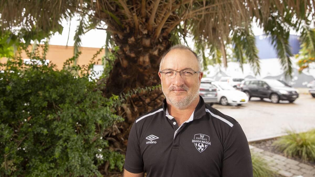 Paul Galloway was nominated for and accepted the president's role on the Football Wagga board. Picture by Ash Smith