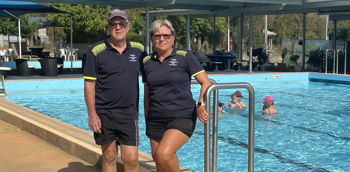 Barellan Swimming Pool operators Emil and Heather White have announced their retirement after 50 years running the popular facility. Photo by Allan Wilson