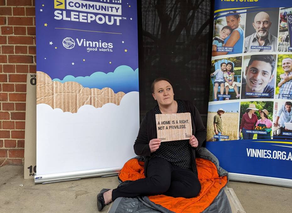 Vinnies Community Engagement Coordinator for Regional Operations South Ashleigh Machell said she expects more people to seek homelessness services as the cost of living continues to rise. Picture by Dan Holmes