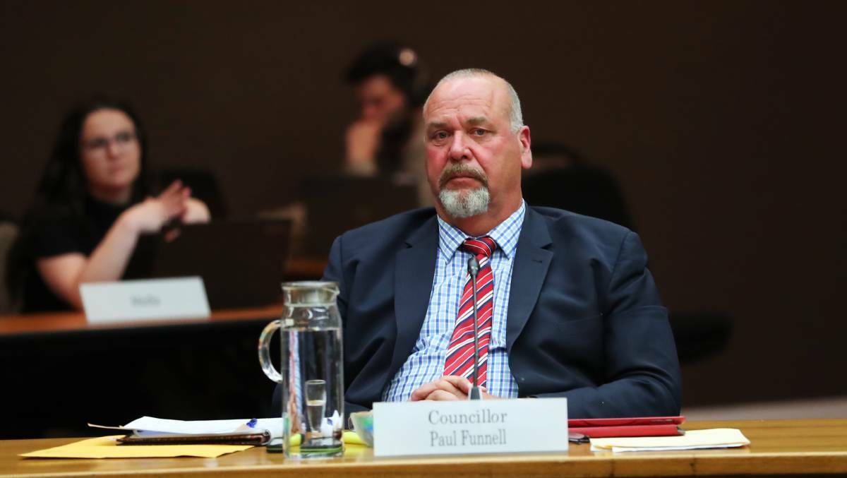 Former Wagga councillor Paul Funnell has been disqualified from holding civic office for two years. File picture