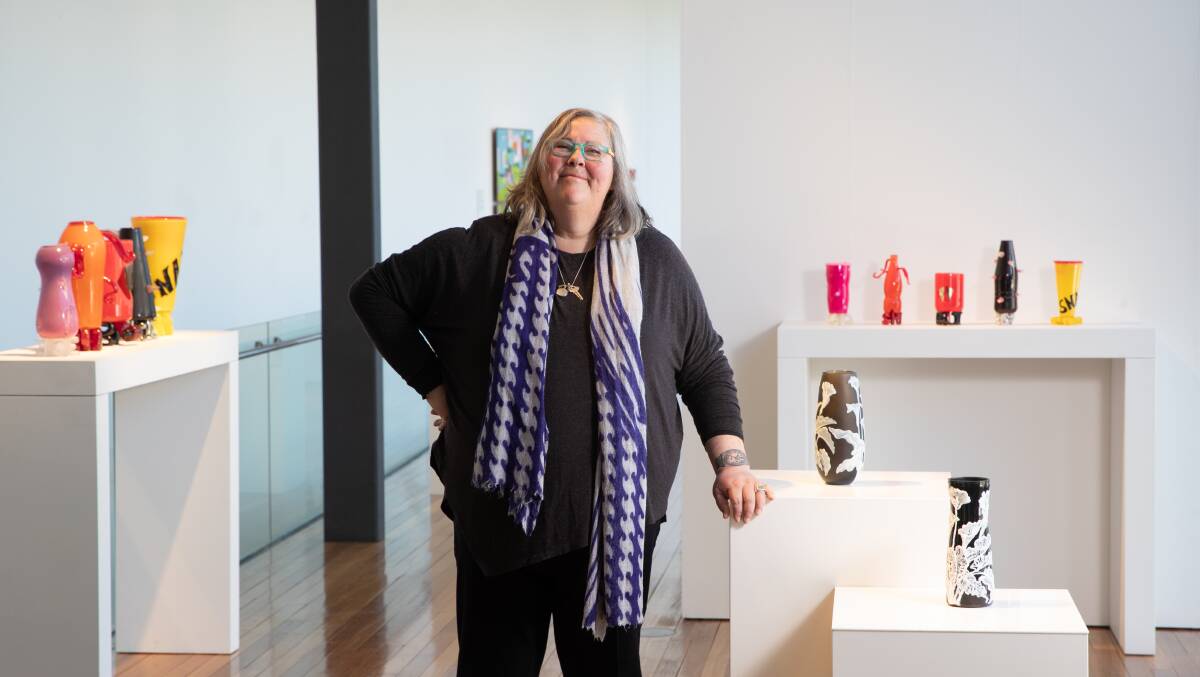 Sarah Goffman's 'Precious' exhibition is part of the Mid-Winter Celebration of Glass. Picture by Madeline Begley