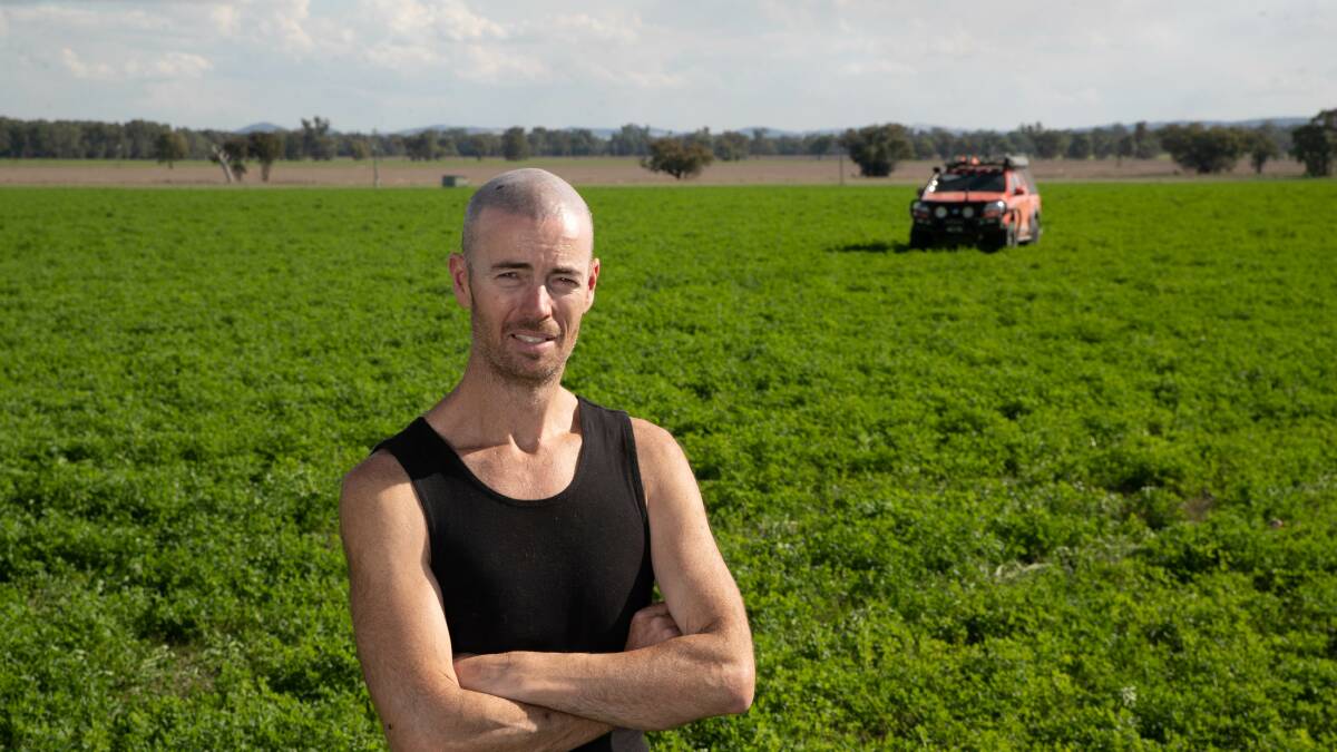 Maxwell farmer Cam Dooner thinks NFF are playing politics with climate change policy. Picture by Madeline Begley.