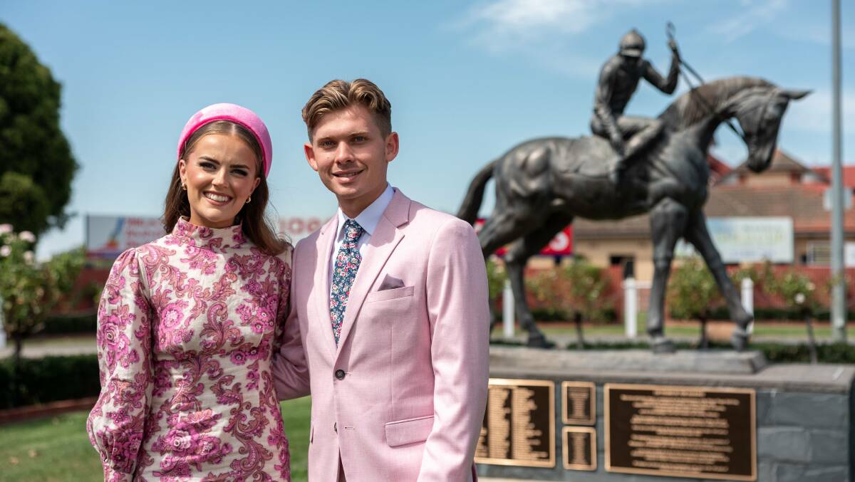 Faces of the Carnival Jessica Knox and Mitchell Cawley are looking forward to the Wagga Gold Cup on May 3. Picture by Cut Above Productions