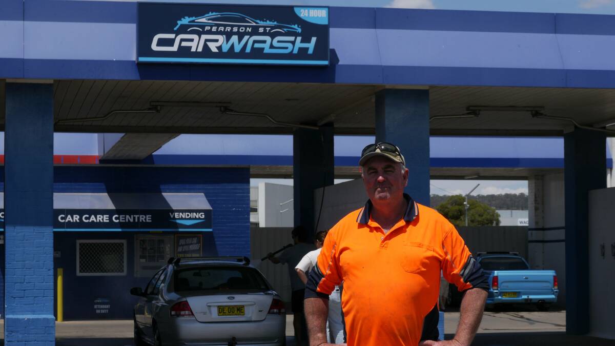 Pearson St Car Wash owner Steve Kenyon is in active discussions with Bunnings about changes to their plan for the 64 Pearson Street store move. Picture by Andrew Mangelsdorf