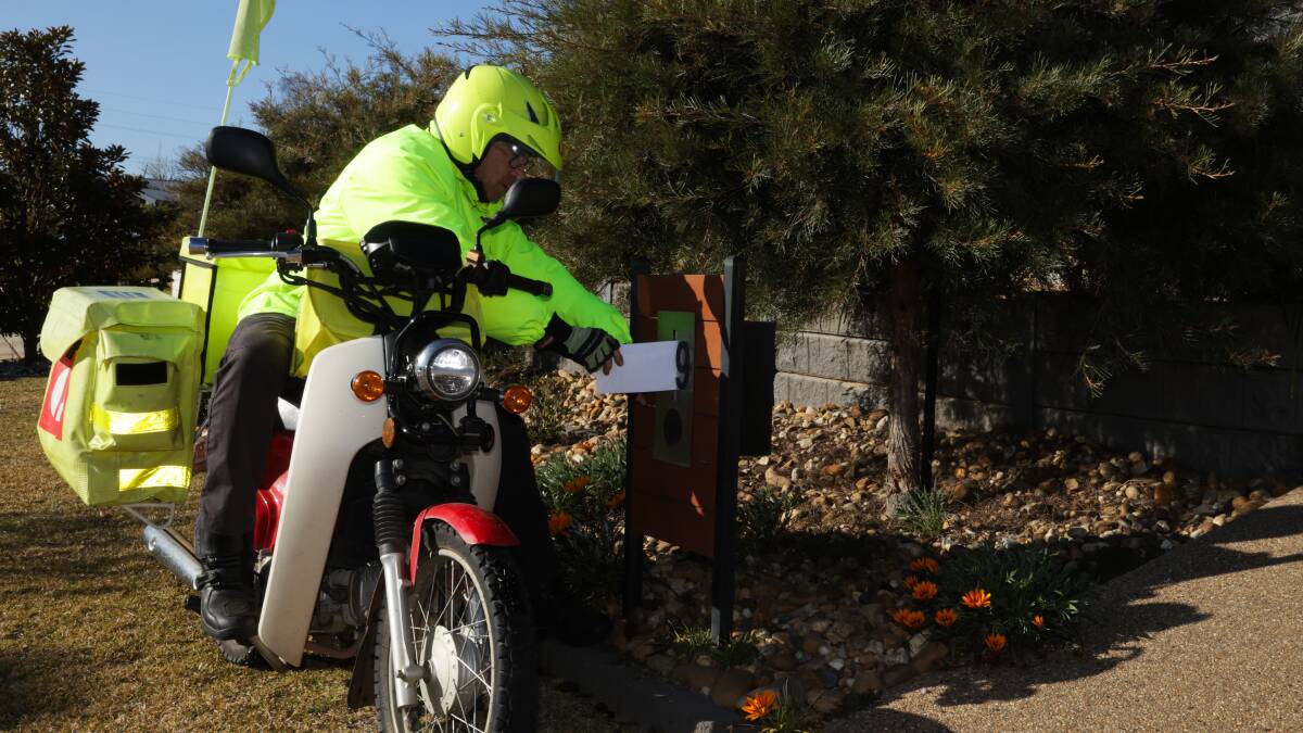 Postie Scott Cochrane delivers to residents across Wagga and has had numerous encounters with dogs chasing him. Picture by Tom Dennis