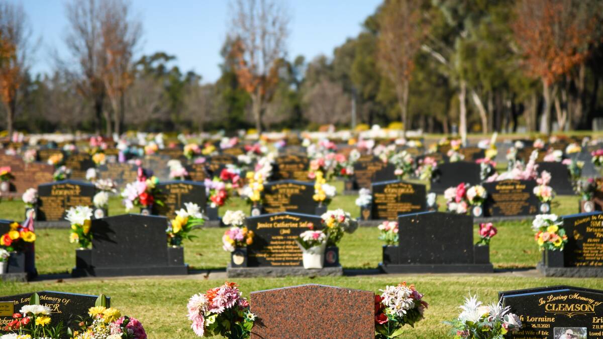 Wagga Wagga Lawn Cemetery and Crematorium. Picture by Bernard Humphreys