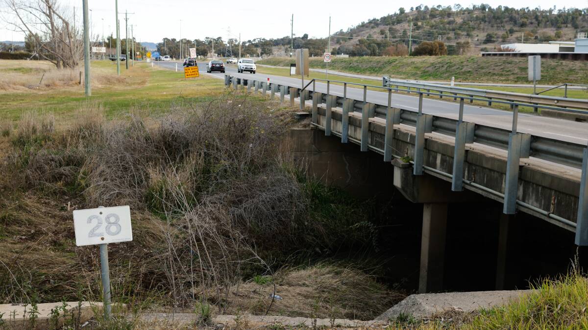 More than $1.3 million has been secured from the state government to create a new cycleway and bridge over Marshalls Creek, connecting the Sturt Highway and the Equex Sports Centre. Picture by Tom Dennis