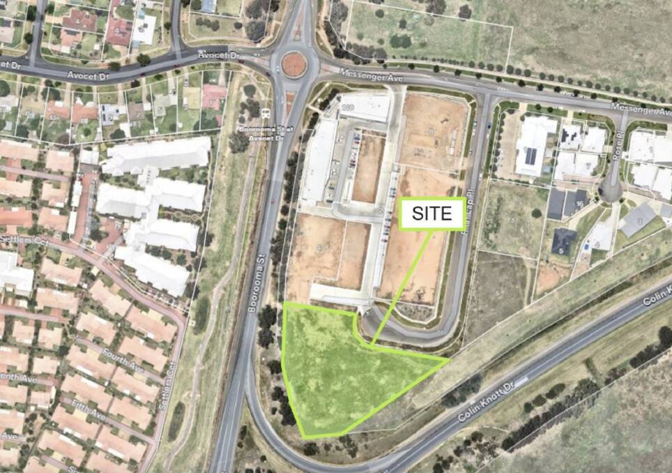 The proposed site - prior to subdivision - at 7 Phar Lap Place, Boorooma. Picture by SLR Consulting