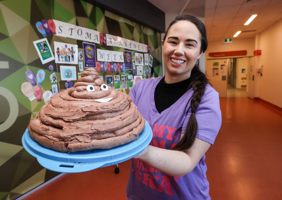 Wounds and stoma team nurse manager Amy-Lea Post helps reduce stomas stigma with a special bake-off. Picture by Les Smith
