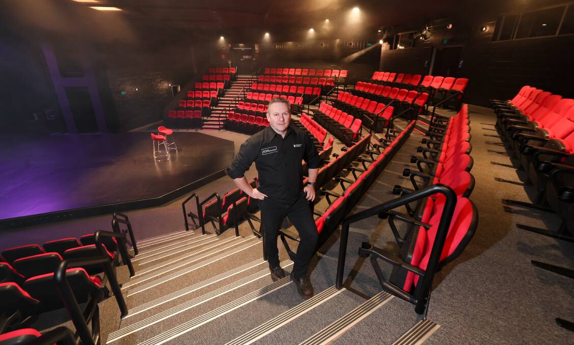 CSU Riverina Playhouse venue manager Andrew Harris was surprised to hear Wagga ranked the third best city in Australia for cultural experiences. Picture by Les Smith