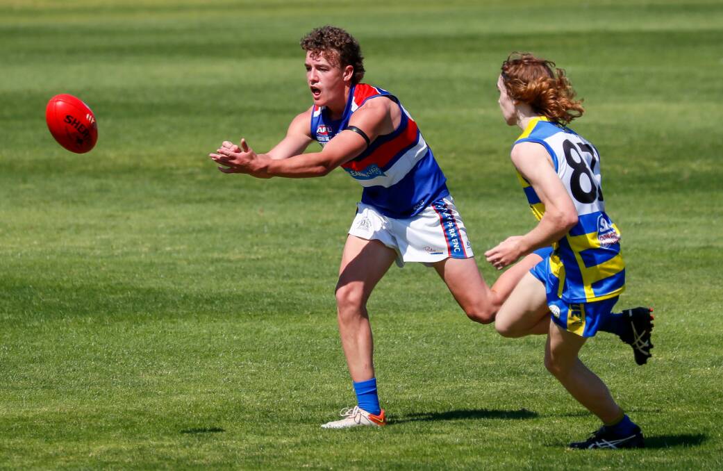 Harry Isaac in action for Turvey Park during the under 17.5 grand final this year. Picture by Les Smith