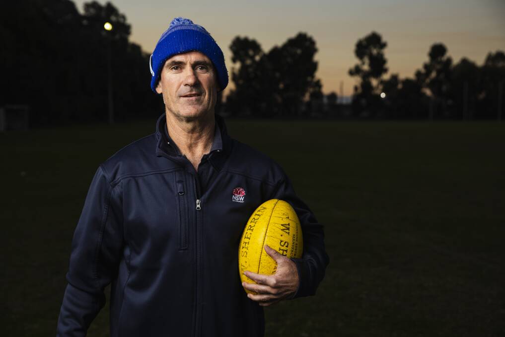 Long-time Riverina coach and player Shane Lenon will make his senior umpiring debut in the Riverina League on Saturday. Picture by Ash Smith