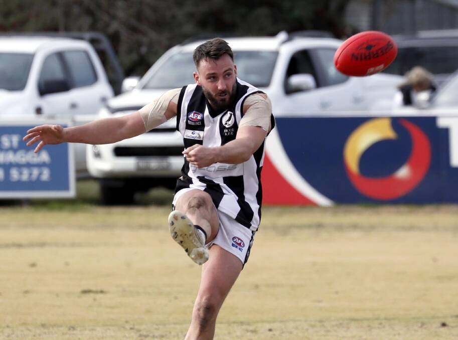 The Rock-Yerong Creek forward Dean Biermann was best in the Magpies' win over Coleambally. 