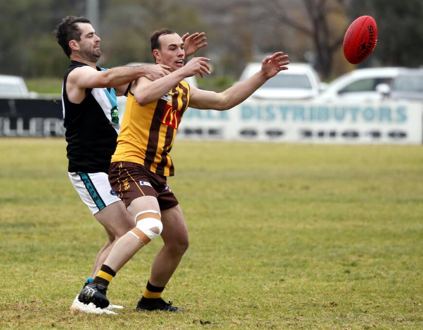 East Wagga-Kooringal defender Max Tiernan's season has come to an early end due to injury. Picture by Les Smith
