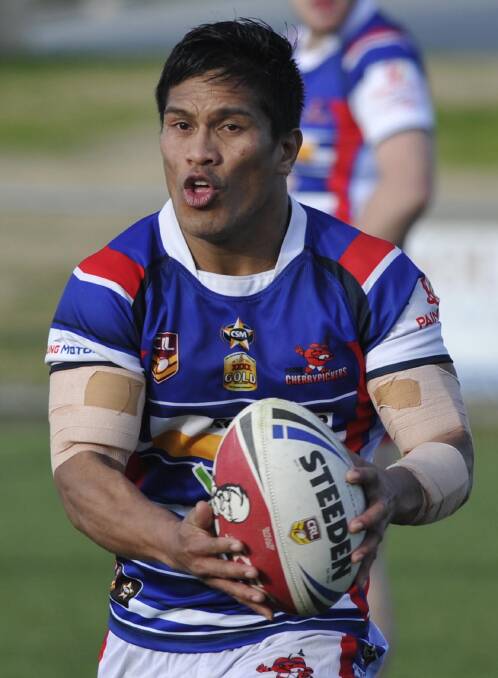 STAYING PUT: Young will keep Tui Samoa at fullback for Saturday's important game against Kangaroos. Picture: Les Smith