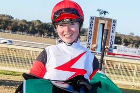 Wagga apprentice jockey Holly Durnan will be aiming to win her second consecutive Narrandera Cup on Sunday, but will ride for top trainer Ciaron Maher in this year's edition of the race. Picture by Les Smith