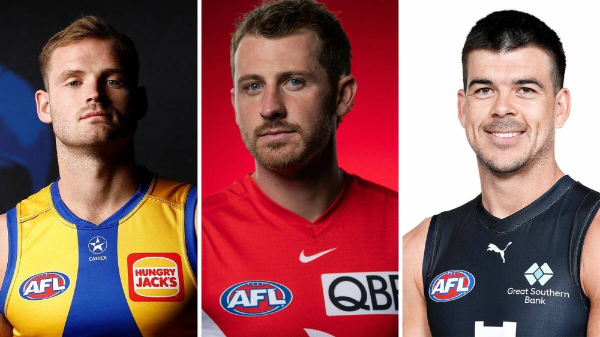 Narrandera's Matt Flynn, Wagga's Harry Cunningham and Collingullie's Matt Kennedy all sustained injuries on the weekend. Pictures by AFL Photos