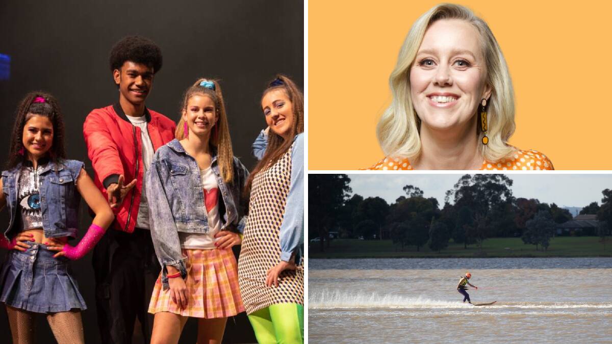 Catch a blast from the past with Back to the 80s by Kildare Catholic College, have a laugh along with comedian Claire Hooper and a gaggle of Riverina up and comers, or check out the Barry Carne ski races on Lake Albert.