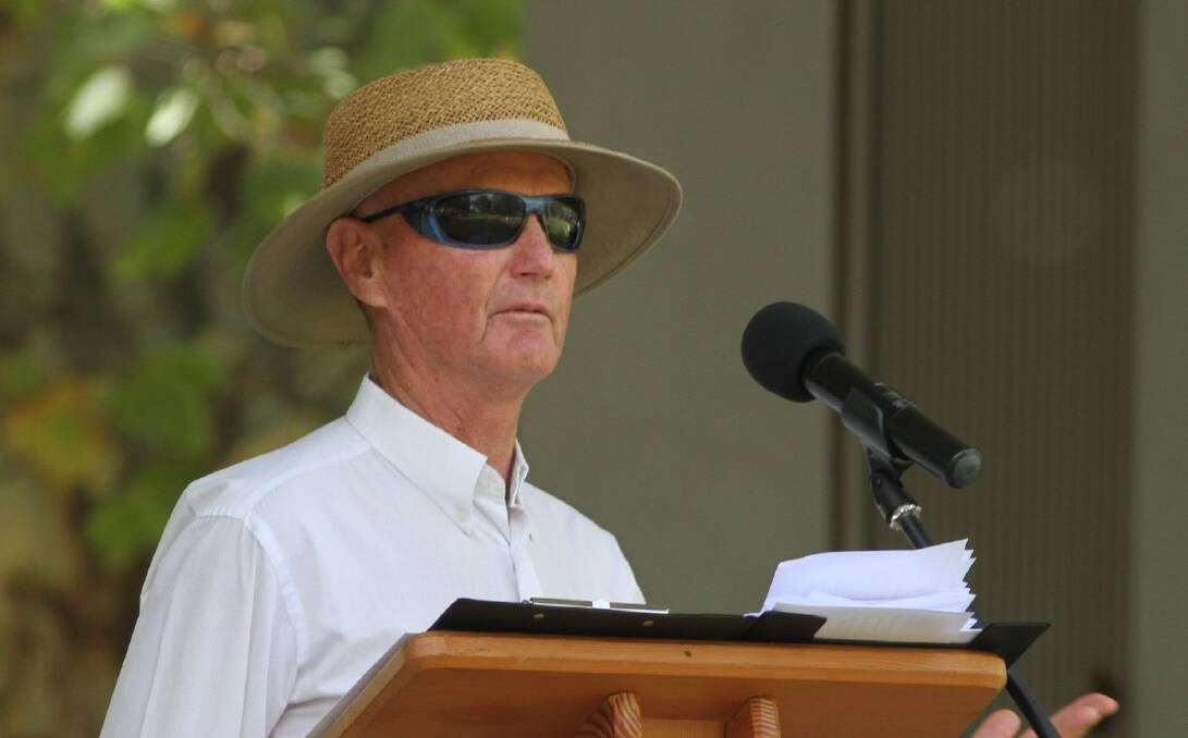 Alan Chesworth, pictured receiving the 2019 Leeton Citizen of the Year award, will face court on Wednesday. Picture by The Irrigator