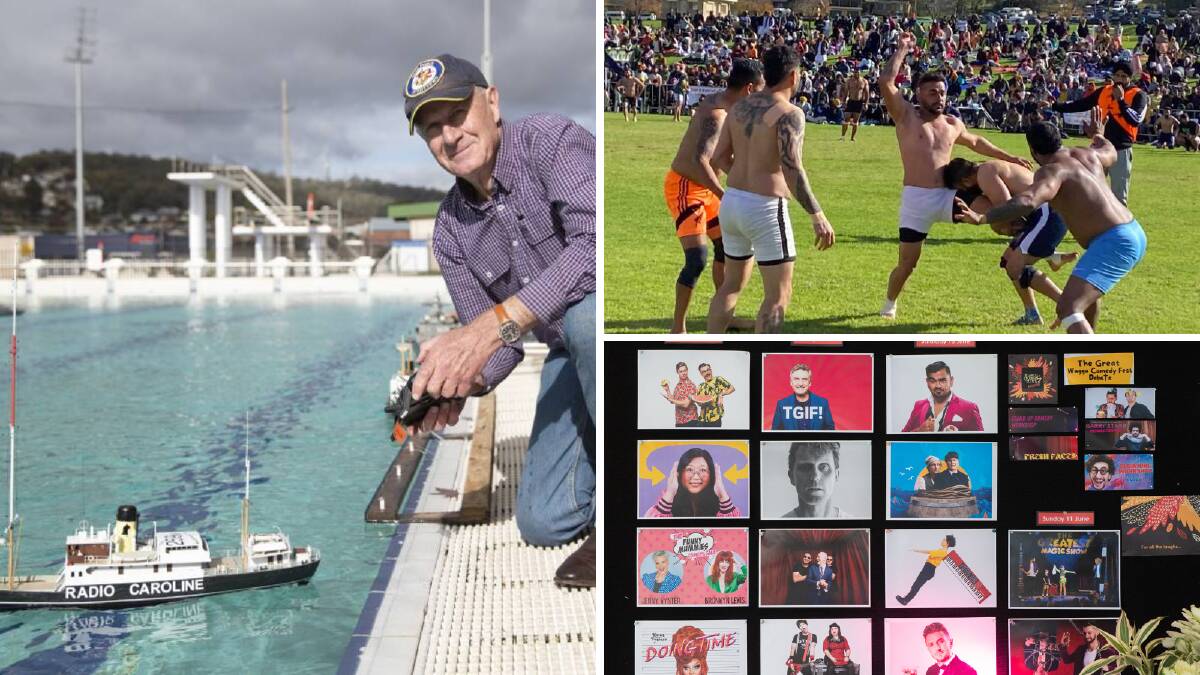 Check out the model ships at Oasis, sneak over to Griffith for the Shaheedi Games or pack your schedule full of belly laughs with the Wagga Comedy Festival. Pictures from file