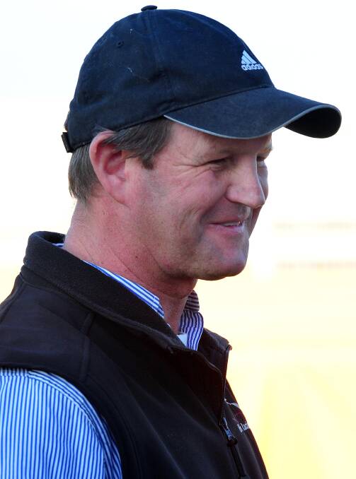 ALL SMILES: Wagga trainer Chris Heywood has hit the front in the SDRA trainers premiership.